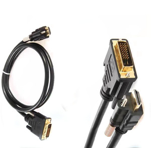 Độ phân giải cao tiêu chuẩn HD Mi Nam để DVI nam cáp với vít mạ Vàng vít hơi say cố định hd-mi để DVI Cáp - Product Image 4