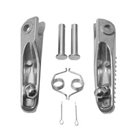 TCMT Pijakan Kaki Depan Aluminium Alloy Baru untuk Yamaha MT09 21-23 & YZF R7 22-23 Pengendara Sepeda Motor