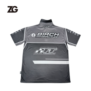 Trova magliette polo da uomo di alta qualità, personalizzate, a due bottoni, sublimate, per team di motociclismo/corse automobilistiche. - Product Image 6