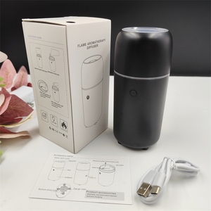 Diffuseur <span class=keywords><strong>d</strong></span>'arômes pour voiture avec certification CE, 100 ml, <span class=keywords><strong>3</strong></span> <span class=keywords><strong>en</strong></span> <span class=keywords><strong>1</strong></span>, USB, brume froide ultrasonique, effet flamme, pour voiture - Product Image 4