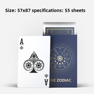 Wanquan - <span class=keywords><strong>Juego</strong></span> <span class=keywords><strong>de</strong></span> Cartas <span class=keywords><strong>de</strong></span> Póquer Personalizadas <span class=keywords><strong>con</strong></span> las 12 Constelaciones, Tablero <span class=keywords><strong>de</strong></span> <span class=keywords><strong>Juego</strong></span> <span class=keywords><strong>de</strong></span> Plástico Resistente al Agua y a las Pliegues, para <span class=keywords><strong>Mesa</strong></span>, Silla y Deportes - Product Image 6