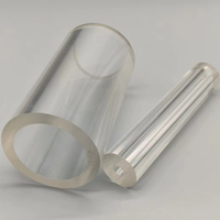 Tubes optiques en saphir transparent Chuanyi, formes personnalisées, résistant aux produits chimiques agressifs, haute précision P/T 0,01, usage optique ultime