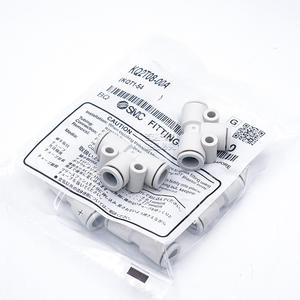 Connecteur pneumatique SMC KQ2T04/06/08/10/12, réducteur en T, connecteur rapide pour tuyau d'air 12-08AS pour utilisation en machinerie - Product Image 2