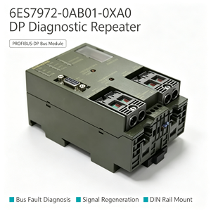 Répéteur PROFIBUS-DP 6ES7972-0AB01-0XA0, répéteur de bus de terrain pour système PLC - Product Image 1