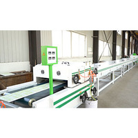 Machine de revêtement UV de chaîne de production d'impression UV de traitement brillant élevé pour la feuille de marbre UV pour le plastique