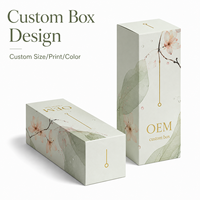 Boîte d'emballage en carton personnalisée entièrement imprimée en matériaux recyclés avec revêtement UV, boîte en papier de marque pour crème visage, sérum, soins quotidiens de la peau