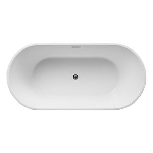 Baignoire ovale blanche <span class=keywords><strong>de</strong></span> luxe autoportante au design chinois classique haut <span class=keywords><strong>de</strong></span> gamme pour villas, hôtels et maisons <span class=keywords><strong>de</strong></span> vacances avec <span class=keywords><strong>salle</strong></span> <span class=keywords><strong>de</strong></span> <span class=keywords><strong>bain</strong></span> extérieure - Product Image 4