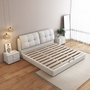 Mobili per Camera da <span class=keywords><strong>Letto</strong></span> di Moderno Design Italiano Letti Economici in Legno Matrimoniali e Singoli con Materasso King Size Morbido per Bambini e Hotel - Product Image 4