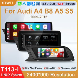 STWEI 2026 New Linux System 8.8 10.25 12.8inch For Audi A4 A5 S5 B8 Wireless CarPlay Auto Car Video Players <b>Bluetooth</b> Wired - Product Image 2