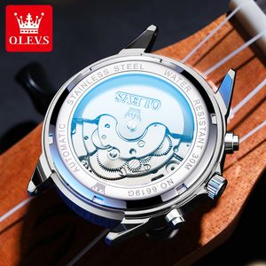 Reloj Mecánico de Moda para Hombre OEM 6619, Reloj de Pulsera Automático de Negocios, Reloj de Diseñador Luminoso de Acero Inoxidable, Resistente al Agua - Product Image 2