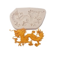 Chinesischer Drache Fondant Silikon form Kuchen Dekoration Silikon form Kuchen Werkzeug