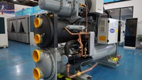 Unité de refroidissement centralisée automatique à eau, d'occasion, à économie d'énergie, 156,6 kW, R134a, 380 V, système CVC commercial et industriel