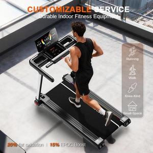 Appareil de fitness intelligent pliable Ciapo 11400 avec écran LCD, moniteur de fréquence cardiaque, en acier noir, portable - Product Image 1