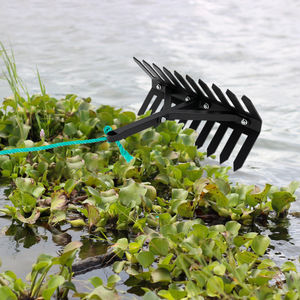 JH-Mech Outil de ratissage des mauvaises herbes <span class=keywords><strong>pour</strong></span> <span class=keywords><strong>nettoyer</strong></span> l'<span class=keywords><strong>étang</strong></span> ODM Pliable Jetable Revêtement en poudre en acier au carbone <span class=keywords><strong>Râteau</strong></span> flottant Outil de désherbage - Product Image 6