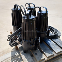 Pompe à air submersible 0,75 kW à faible consommation d'énergie pour étang à crevettes/poissons, type flottant, traitement des eaux usées rurales WWTP QSB0.75