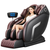 2026 Maßgefertigter 4D SL-Track Zero-Gravity-Sofa Shiatsu-Roller Ganzkörper-Luftdruck-Massagesessel mit Heizfunktion
