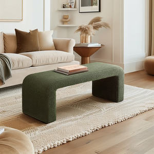 DB Boucle ม้านั่งน้ำตกเฟอร์นิเจอร์ห้องนอนที่สง่างามด้วยการออกแบบที่ไม่ซ้ำกัน - Product Image 2