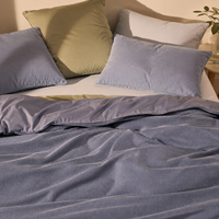 Couette d'hiver chaude en velours côtelé doux, alternative au duvet, sur mesure OEM, fournisseur de couettes King et Queen