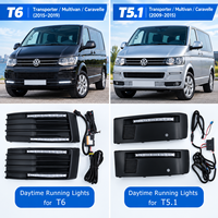 Feux de jour à LED pour VW T5 T6, accessoire de kit carrosserie, lampe de jour à LED, pièce pour Volkswagen Transport Multivan Caravelle