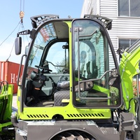 Mini-chargeuses hydrauliques 4x4 à petit prix CE EPA, 2 tonnes, 2,5 tonnes, 3 tonnes, avec déplacement latéral micro, 0,25 m3, excavatrices, chargeuses rétrocaveuses