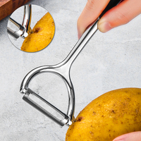 OEM ODM Klantspecifieke Kleur RVS Keuken Schilmesje Zinklegering Handvat Draaibare Lemmet Aardappel Komkommer Fruit Groente Schilgereedschap