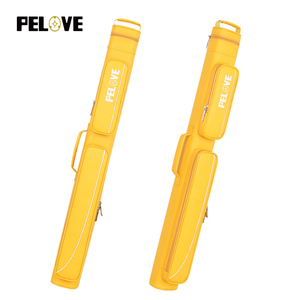 Nhà máy tùy chỉnh chuyên nghiệp cứng hồ bơi dính hộp phong cách mới xxl/XL da Cue trường hợp với 2 butts 3 trục còn lại Kích thước XL bán buôn - Product Image 4