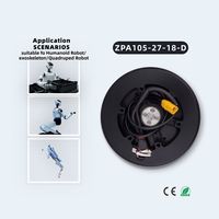 ZBDynamiX Actionneur à engrenages planétaires de 113 mm haute précision avec moteurs électriques pour robot café et bras de robot de soudage