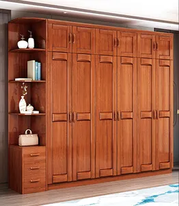 Armário de móveis modernos, armário de roupas antigas, quarto de 2 portas e 3 portas, guarda-roupa minimalista de madeira maciça, 2024, 2024.