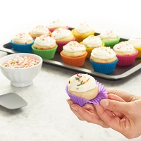 Moule de cuisson en silicone Zlteam, qualité alimentaire, résistant au four, pour muffins, gâteaux à la crème, tartes aux œufs, puddings et gâteaux de riz – Vente chaude