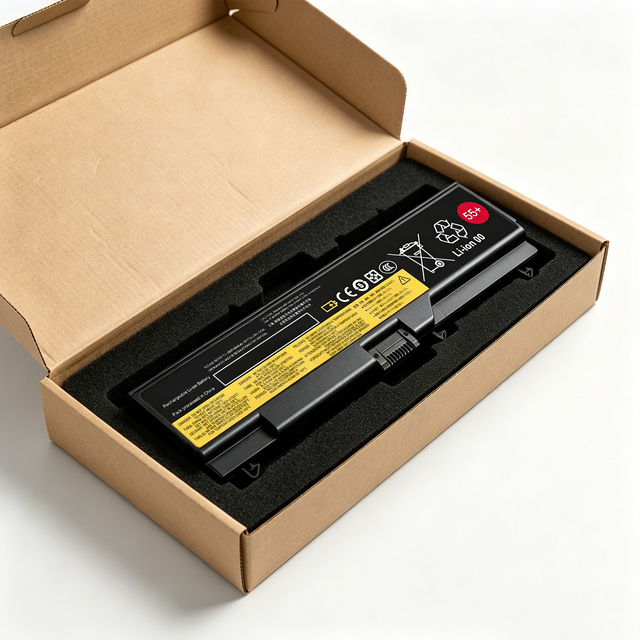Replacement Laptop Battery 55+ 10.8V 4400/5200mAh for ThinkPad T410 T420 W510 SL410 Series FRU 42T4751 42T4791 18 Month Warranty
