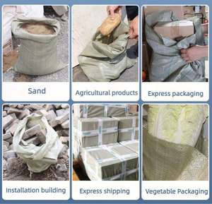 Sac en toile tissée pour l'agriculture, sac en sable blanc 50x100cm, impression sérigraphique, emballage de grains de sable, sac en PP tissé durable, CPP PE PET - Product Image 5