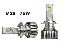 Nouvelles ampoules de voiture universelles 2026 à haute luminosité 7000LM, super lumineuses, lentille de projecteur H11 Bi-LED 6500K, plaque en cuivre, étanches IP68, 12V