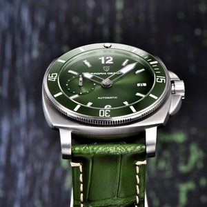 Montre Pagani Design PD-1820 pour homme, nouvelle, 43 mm, luxe, saphir, acier inoxydable, mécanique automatique, étanche 100 mètres - Product Image 2