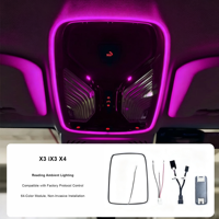 Kit d'éclairage d'ambiance pour BMW Série 3 4 5 6 7 X3 X4 X5 X6 X7, 3-5W 12V, lampe LED d'ambiance intérieure pour voiture, amélioration de la décoration