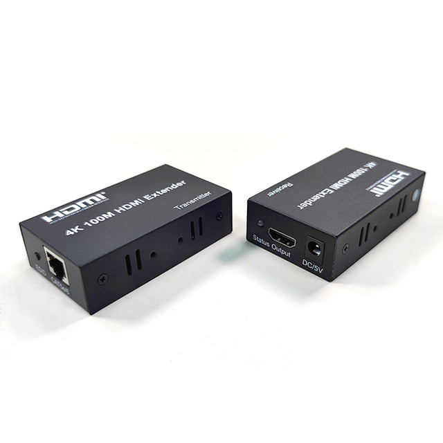 1080P 120M HDMI IP Extender Ethernet Cable Transmit 120M 1 to Multi IP with Loop Out Transmitter and Receiver Signal Amplifier