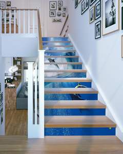 Autocollants d'Escalier Personnalisés Autocollants en Vinyle Autocollant pour Escalier, Décorations Murales d'Escalier - Product Image 6