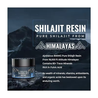 Résine de Shilajit de l'Himalaya en gros pour marque privée OEM, 30g, lot de 2, compléments alimentaires