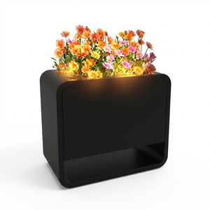 Jardinera <span class=keywords><strong>de</strong></span> Acero Inoxidable a <span class=keywords><strong>Precio</strong></span> <span class=keywords><strong>de</strong></span> Fábrica, Maceta Metálica para Exteriores, Decoración para Áreas Públicas, Contenedor para Plantas - Product Image 4