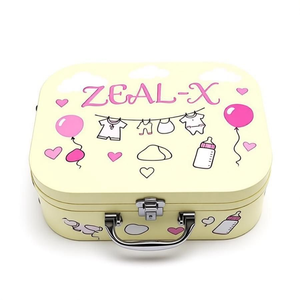 Caja de Regalo Personalizada para Baby Shower, <span class=keywords><strong>Maleta</strong></span> de Almacenamiento de Ropa de Bebé, Empaque de Regalo Rígido Premium con Asa - Product Image 6