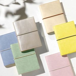 A5 Hardcover Leather Loose Leaf Binder Journal <b>Notebook</b> with Strap 100 Sheets Refillable Pages-Gift - Product Image 2