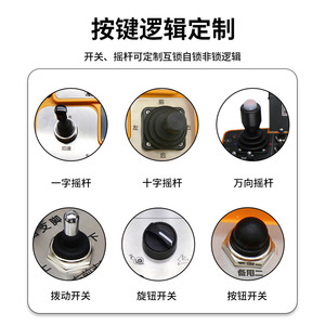 Télécommande industrielle sans fil LCC personnalisable avec plusieurs boutons et interrupteurs pour les machines de levage de grues - Product Image 4