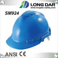 Casque de sécurité industriel haute densité en polypropylène à coque ventilée