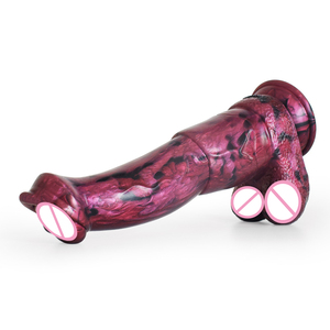 Faak Hot Selling Hond Paard Dildos Hond Anale Pluggen Paard Penis Mannelijke Vrouwelijke Masturbatie Seksspeeltje Met Zuignap - Product Image 5