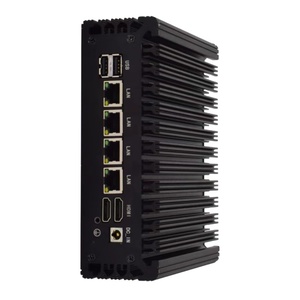 Mini PC Router 4 * LAN 2 * COM công nghiệp PC elkhart hồ j6412 DDR4 6 * USB 2 * HD 4 * Intel i210at Nic không quạt giá rẻ Mini tính toán - Product Image 6
