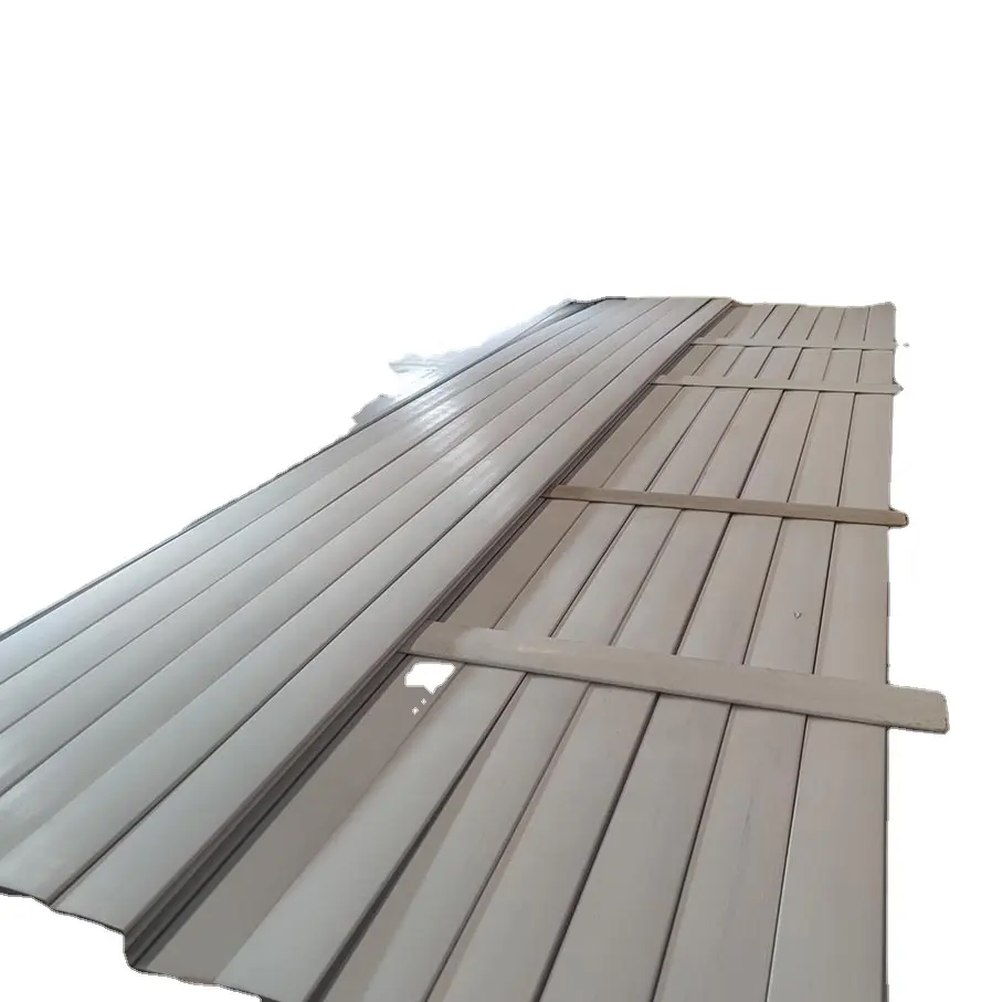 Primed wooden shutter louvers  window shutter components slats from China factory