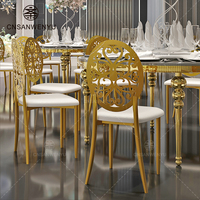 CNSANWENYU Location de chaises de mariage d'extérieur abordables, chaises en fer antirouille pour jardin, plage, événement, banquet, décoration de fête