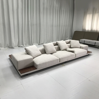 Ensembles de canapés modulaires en tissu de luxe pour salon et villa, design moderne