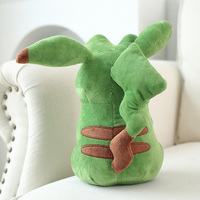 Dessin animé doux jouets en peluche poupée triste grenouille pepe la grenouille en peluche pepe la grenouille jouets en peluche