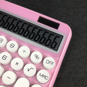 Calculator 12 Digits ABS Material Battery Powered Office Use Finance Business Color Blue Part Number JY-2278 - Product Image 3