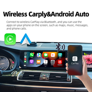 เครื่องเล่นมัลติมีเดียในรถยนต์21 "หน้าจอคู่ระบบ Android Carplay GPS นำทางสเตอริโอออโต้วิทยุสำหรับ BMW X6 <span class=keywords><strong>X5</strong></span> E70ระบบซีซีซี - Product Image 5